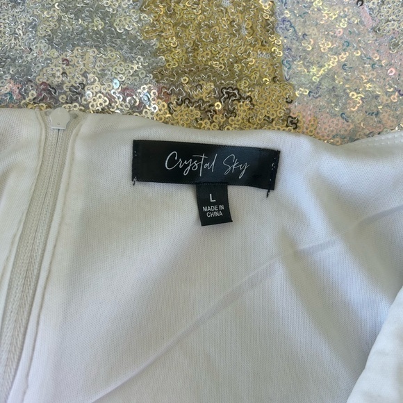 Sequins Mini Skirt - Picture 3 of 3